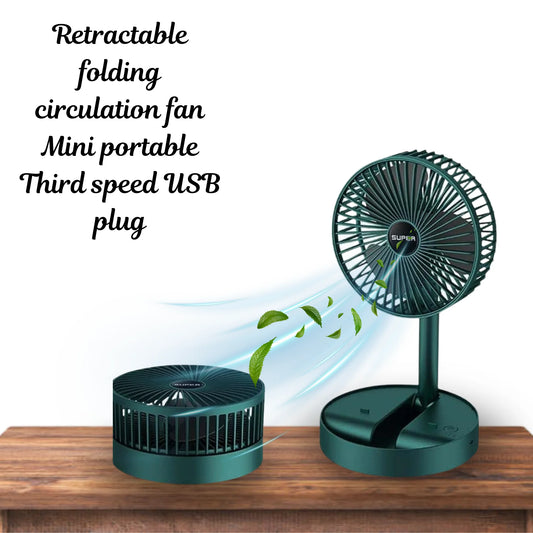Adjustable Height Telescopic Rechargeable Standing Fan Rechargeable Pedestal Fan